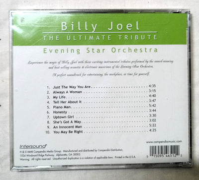 Evening Star Orchestra Billy Joel The Ultimate Tribute Album CD 2002 - TulipStuff