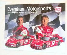 Load image into Gallery viewer, Evernham Motorsports Dodge Jeremy Mayfield Bill Elliott 2002 Photo Card - TulipStuff
