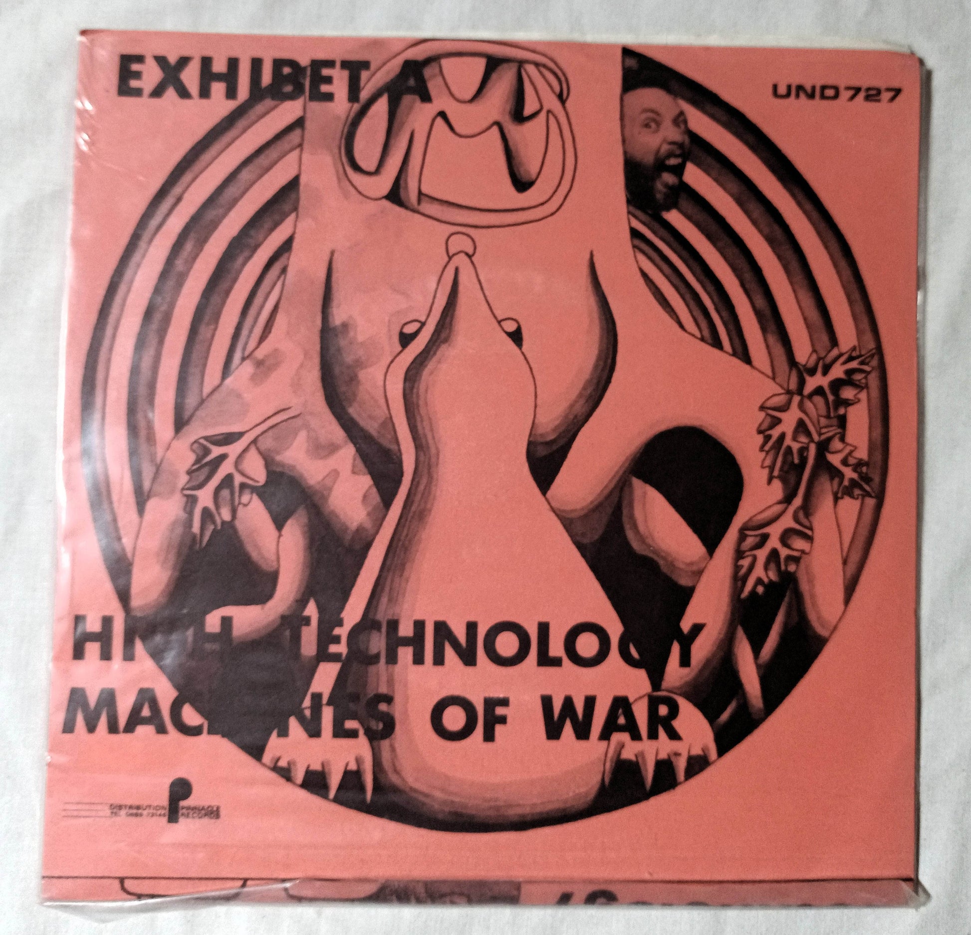 Exhibet A High Technology b/w Machines of War Vinyl 7" UK 1981 - TulipStuff