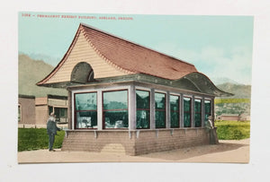 Permanent Exhibit Building Ashland Oregon 1910's Postcard