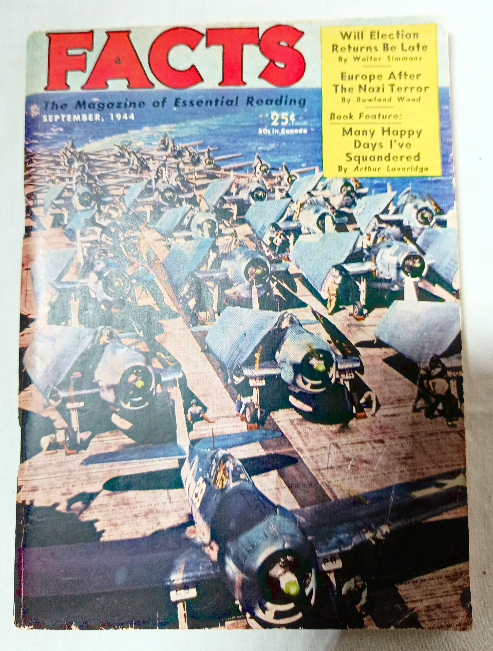 Facts - The Magazine Of Essential Reading September 1944 WW2 D-Day - Tuliptuff