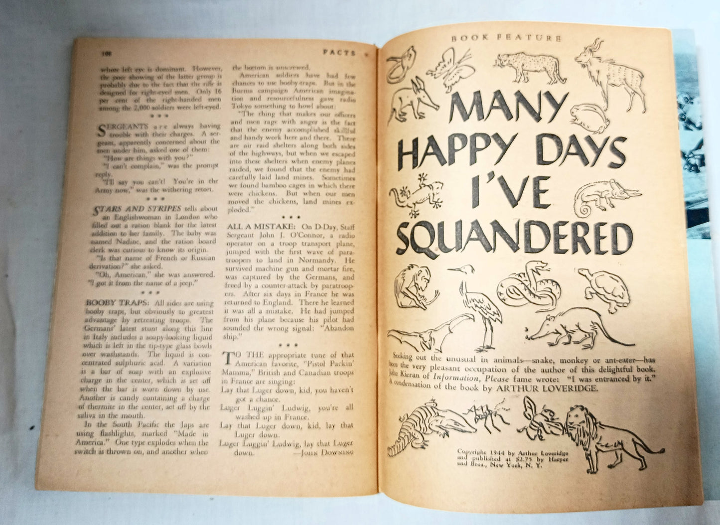 Facts - The Magazine Of Essential Reading September 1944 WW2 D-Day - Tuliptuff