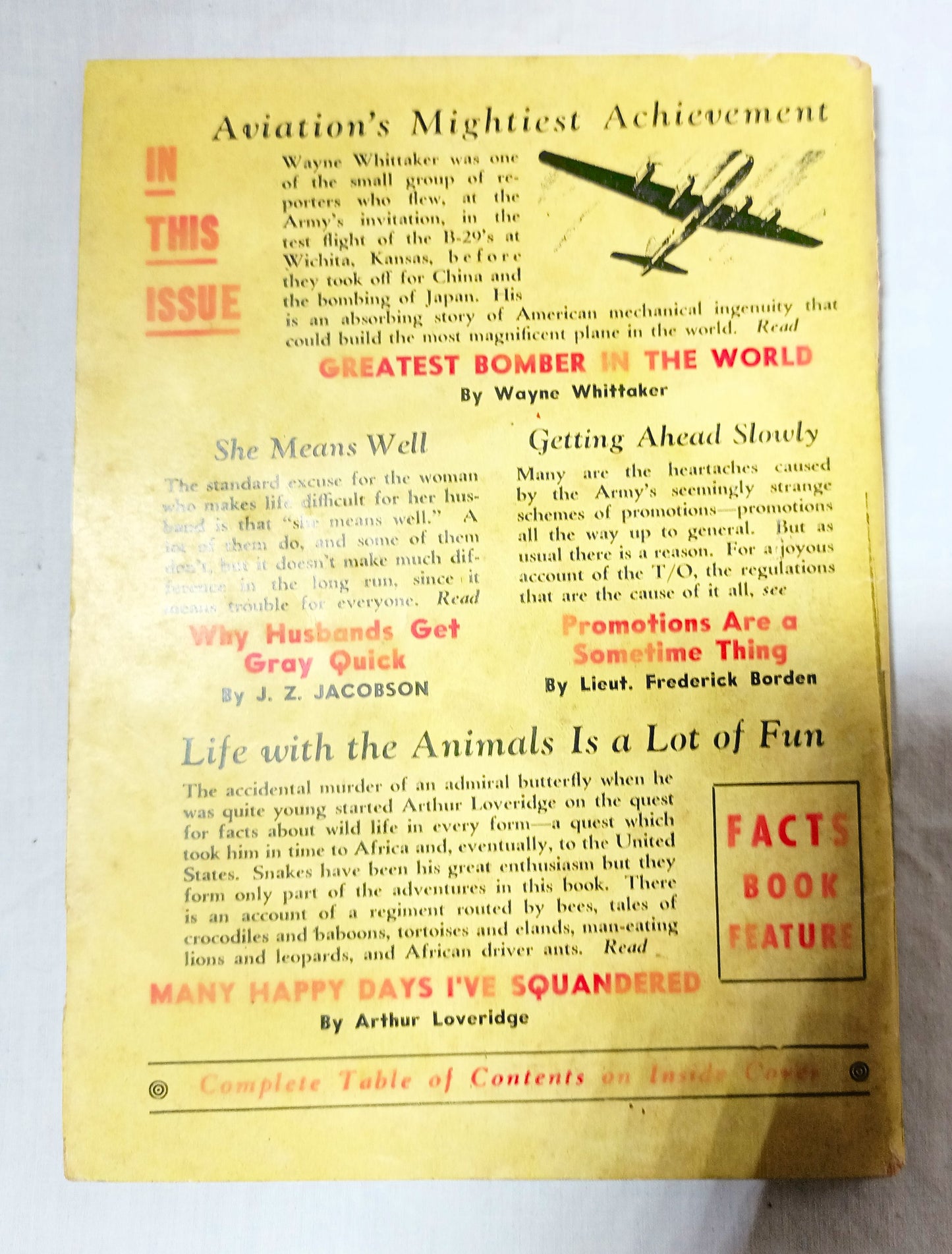 Facts - The Magazine Of Essential Reading September 1944 WW2 D-Day - Tuliptuff