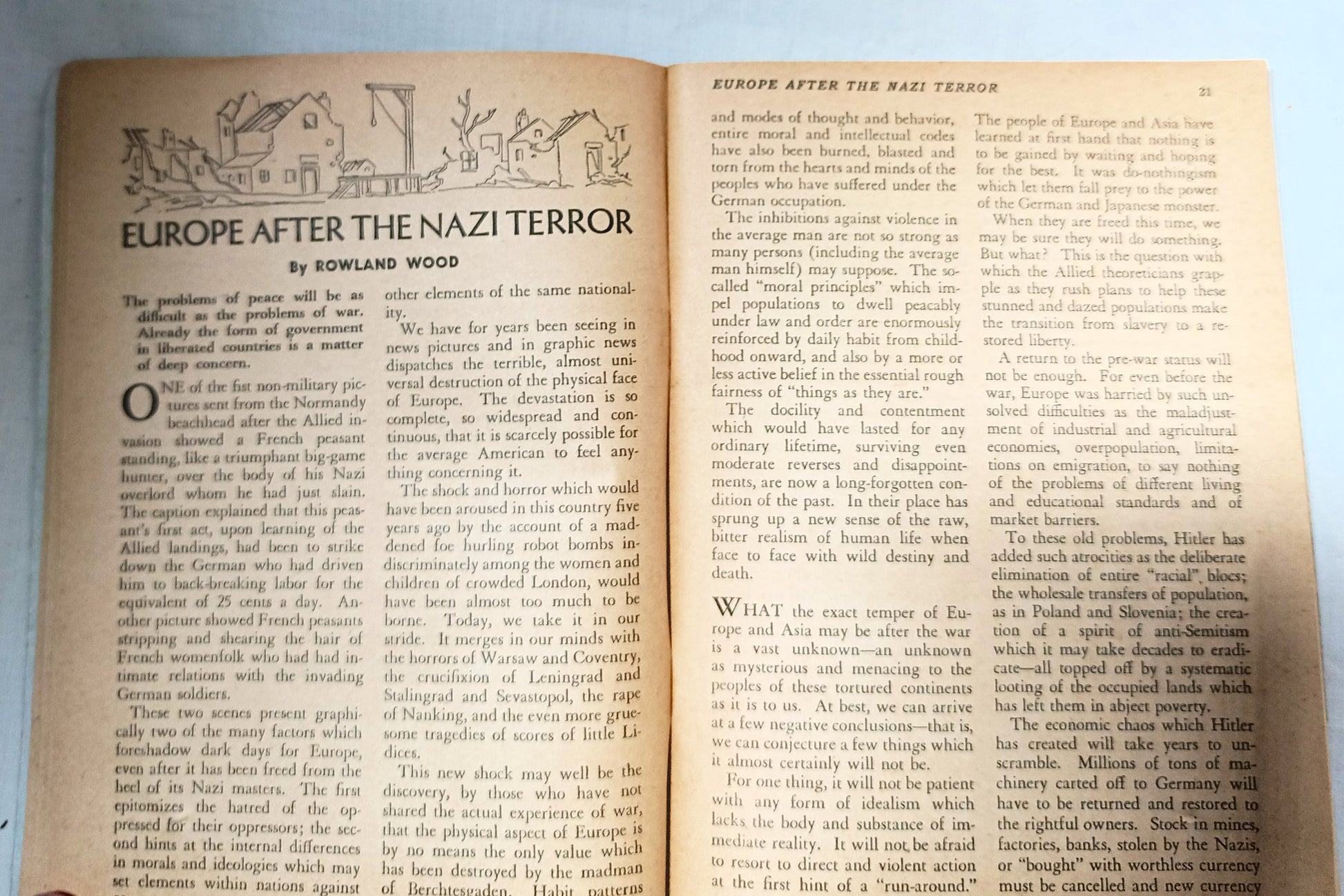 Facts - The Magazine Of Essential Reading September 1944 WW2 D-Day - Tuliptuff