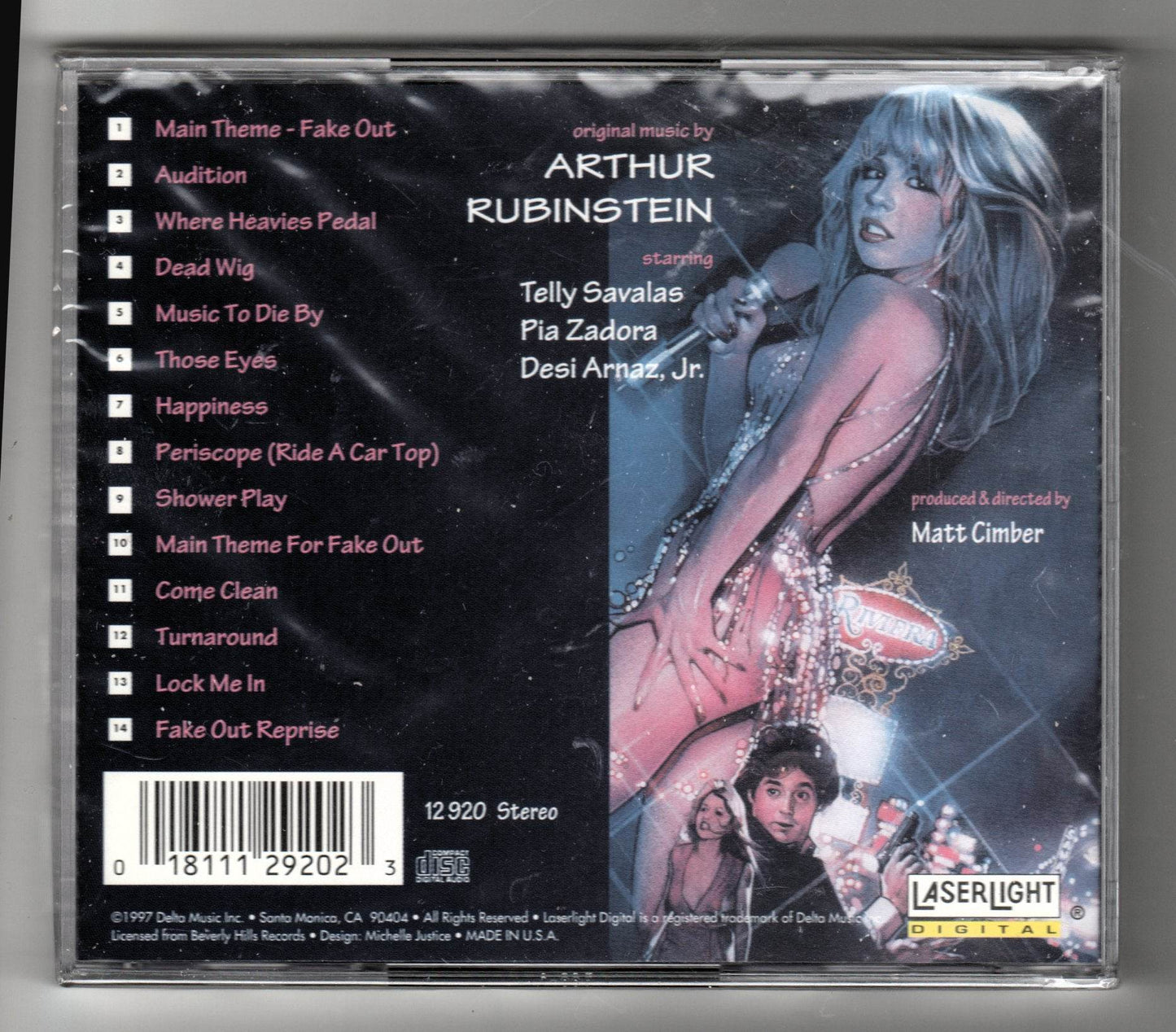 Fake Out Original Motion Picture Soundtrack Arthur Rubenstein 1997 - TulipStuff