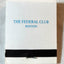 The Federal Club Boston Massachusetts Matchbook Early 1980's - TulipStuff