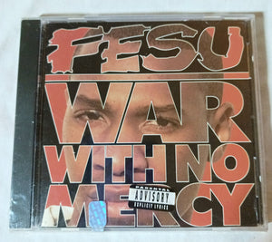 Fesu War With No Mercy Gangsta Conscious Hip Hop Album CD 1994 - TulipStuff