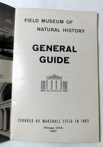 Field Museum Of Natural History General Guide Chicago Illinois 1967 - TulipStuff