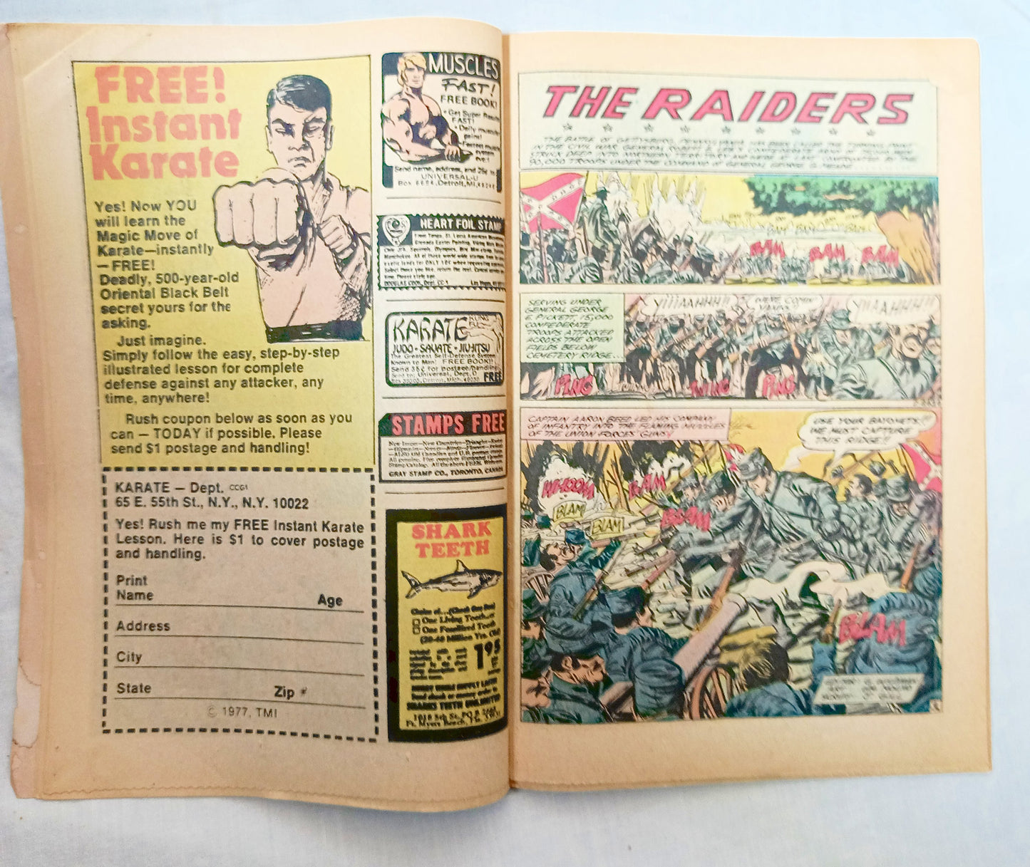 Fightin' Army 130 February 1978 Charlton Comics Civil War Man Of Peace - TulipStuff