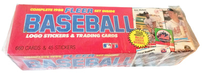 Complete 1988 Fleer Baseball Set 660 Trading Cards 45 Logo Stickers - TulipStuff