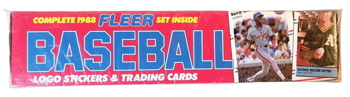Complete 1988 Fleer Baseball Set 660 Trading Cards 45 Logo Stickers - TulipStuff