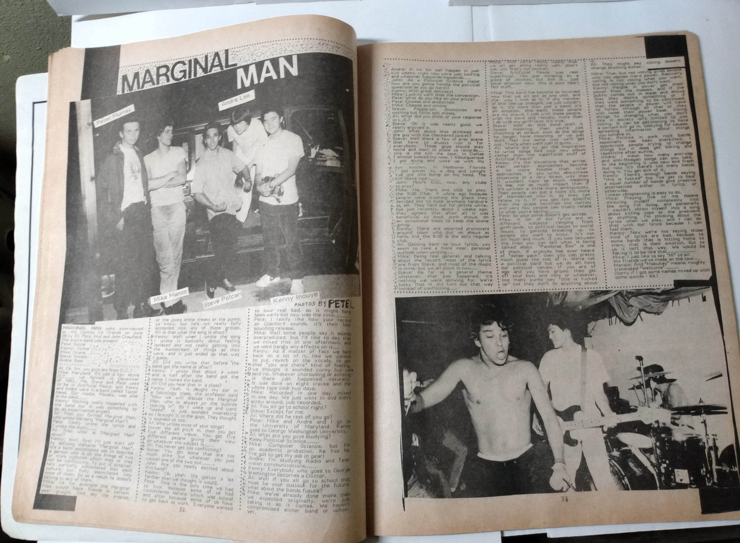 Flipside Issue #43 1984 Punk Fanzine Exploited Bad Religion C.O.C. Kraut - TulipStuff