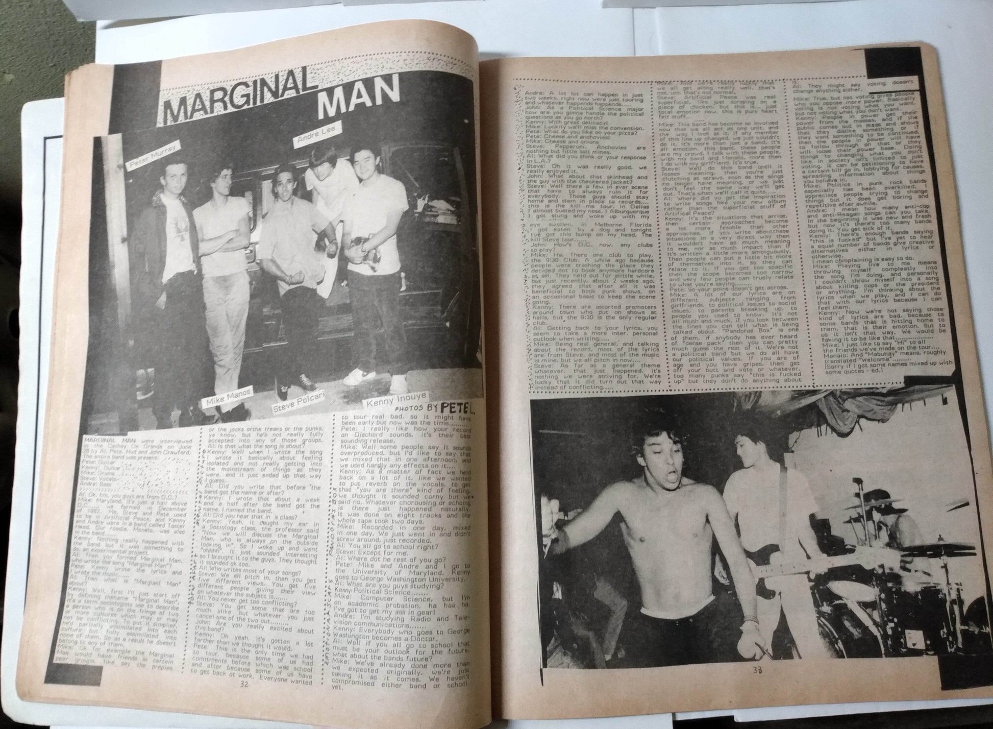 Flipside Issue #43 1984 Punk Fanzine Exploited Bad Religion C.O.C. Kraut - TulipStuff