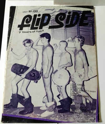 Flipside Issue #43 1984 Punk Fanzine Exploited Bad Religion C.O.C. Kraut - TulipStuff