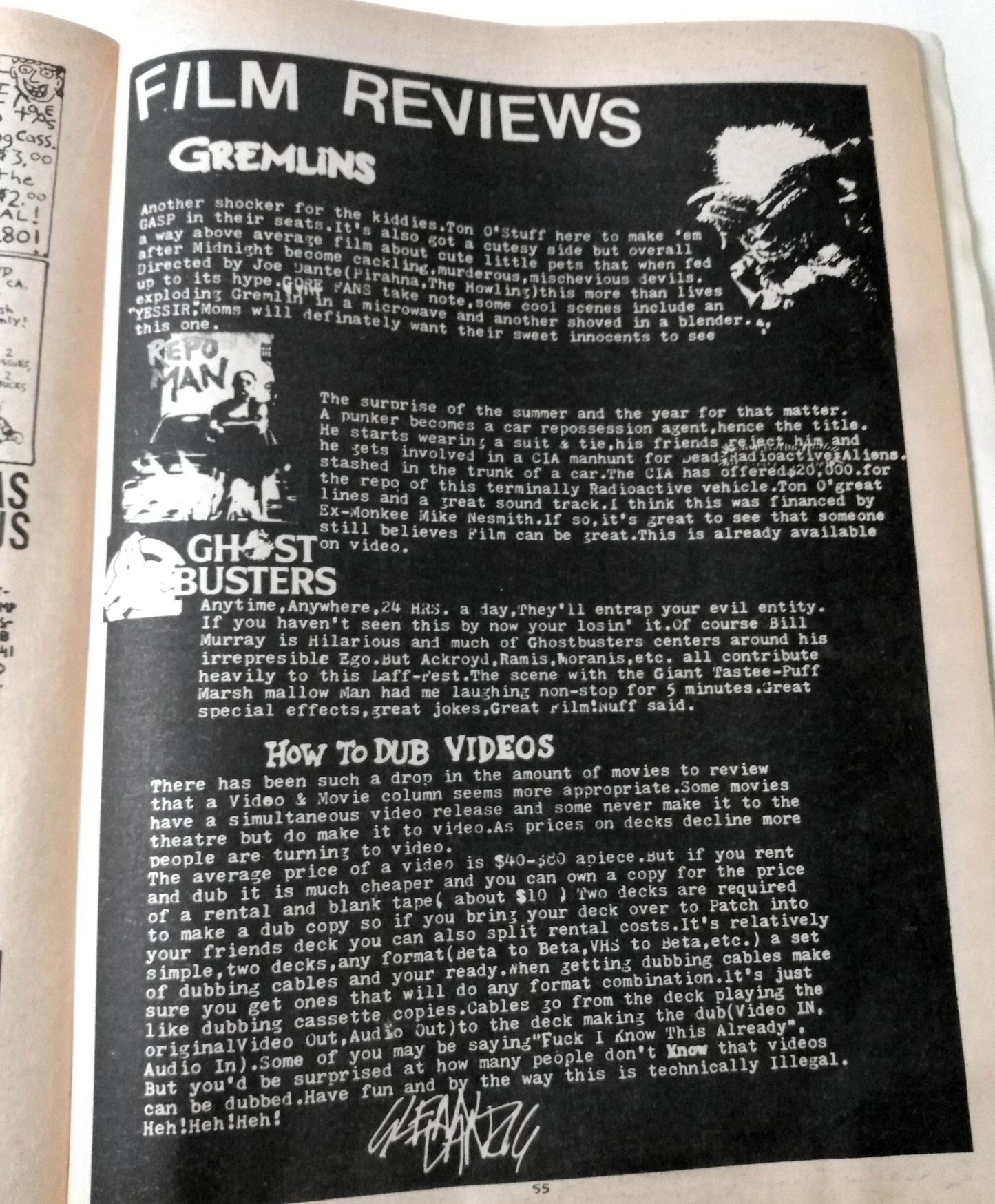 Flipside Issue #43 1984 Punk Fanzine Exploited Bad Religion C.O.C. Kraut - TulipStuff