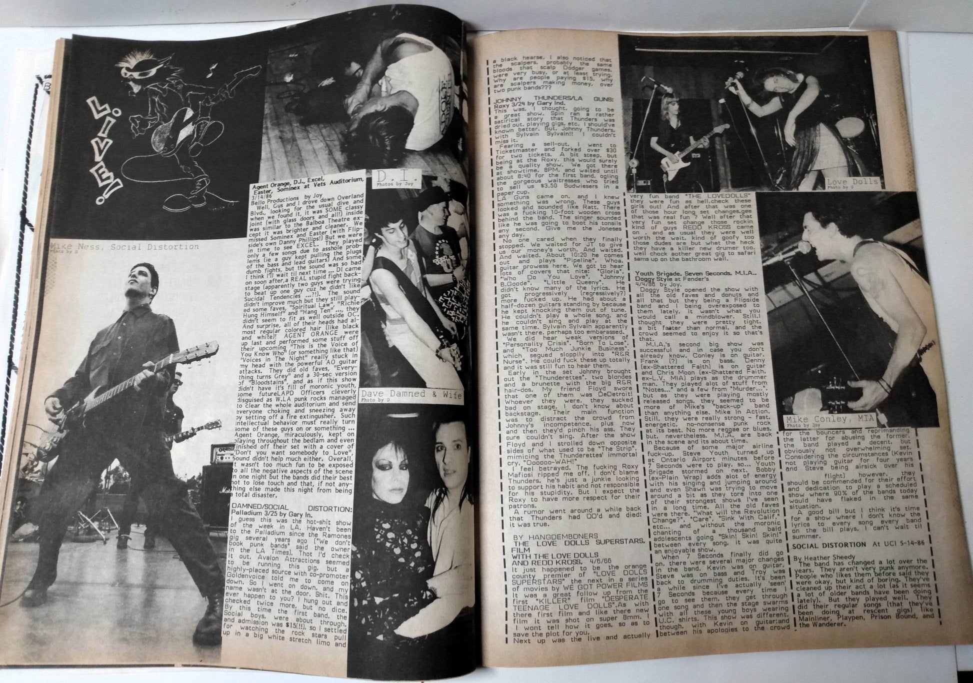 Flipside Issue #49 Summer 1986 Punk Fanzine Youth Brigade MIA Rank and File - TulipStuff