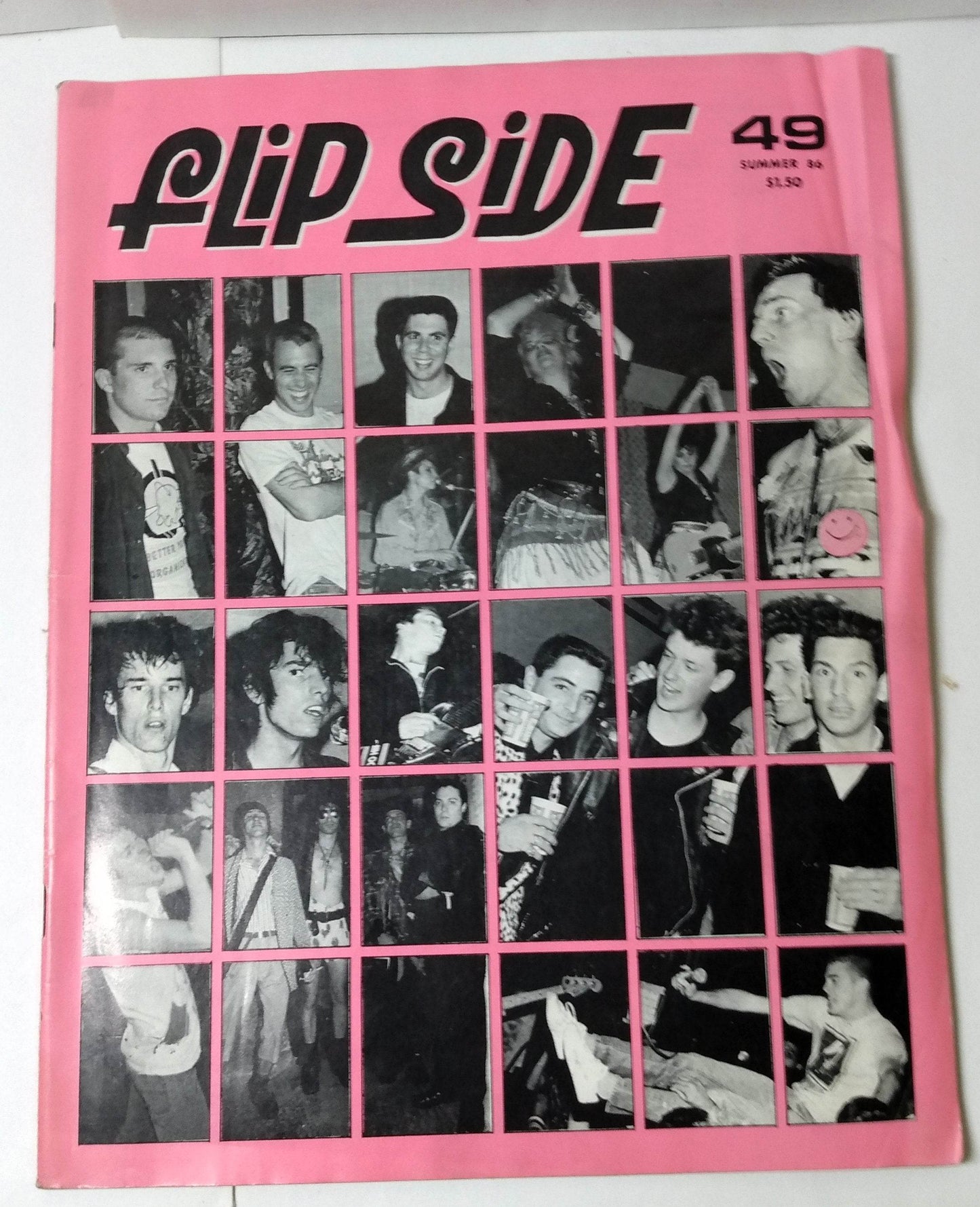 Flipside Issue #49 Summer 1986 Punk Fanzine Youth Brigade MIA Rank and File - TulipStuff