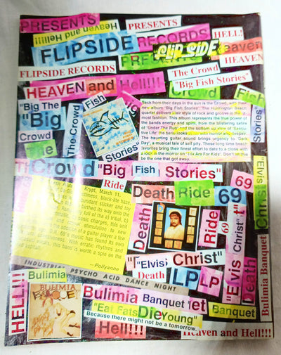 Flipside Issue #60 Summer 1989 Punk Fanzine Dickies NoFX Agnostic Front - TulipStuff