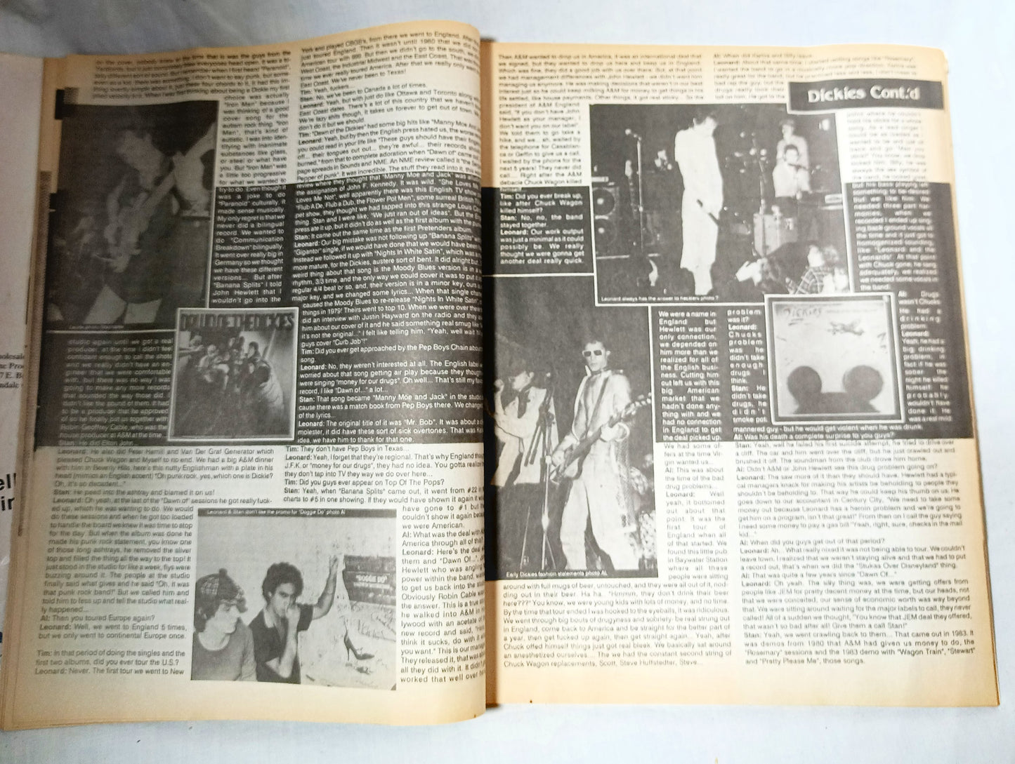 Flipside Issue #60 Summer 1989 Punk Fanzine Dickies NoFX Agnostic Front - TulipStuff