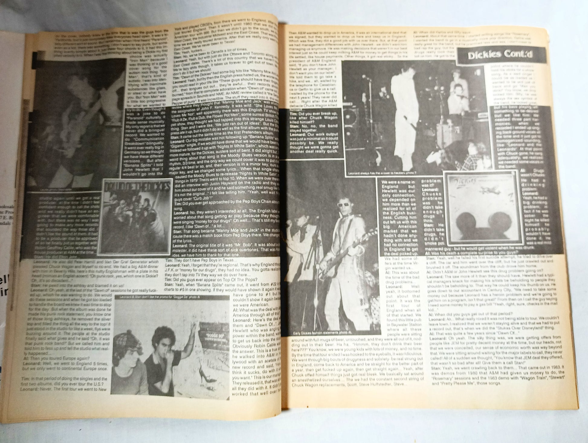 Flipside Issue #60 Summer 1989 Punk Fanzine Dickies NoFX Agnostic Front - TulipStuff