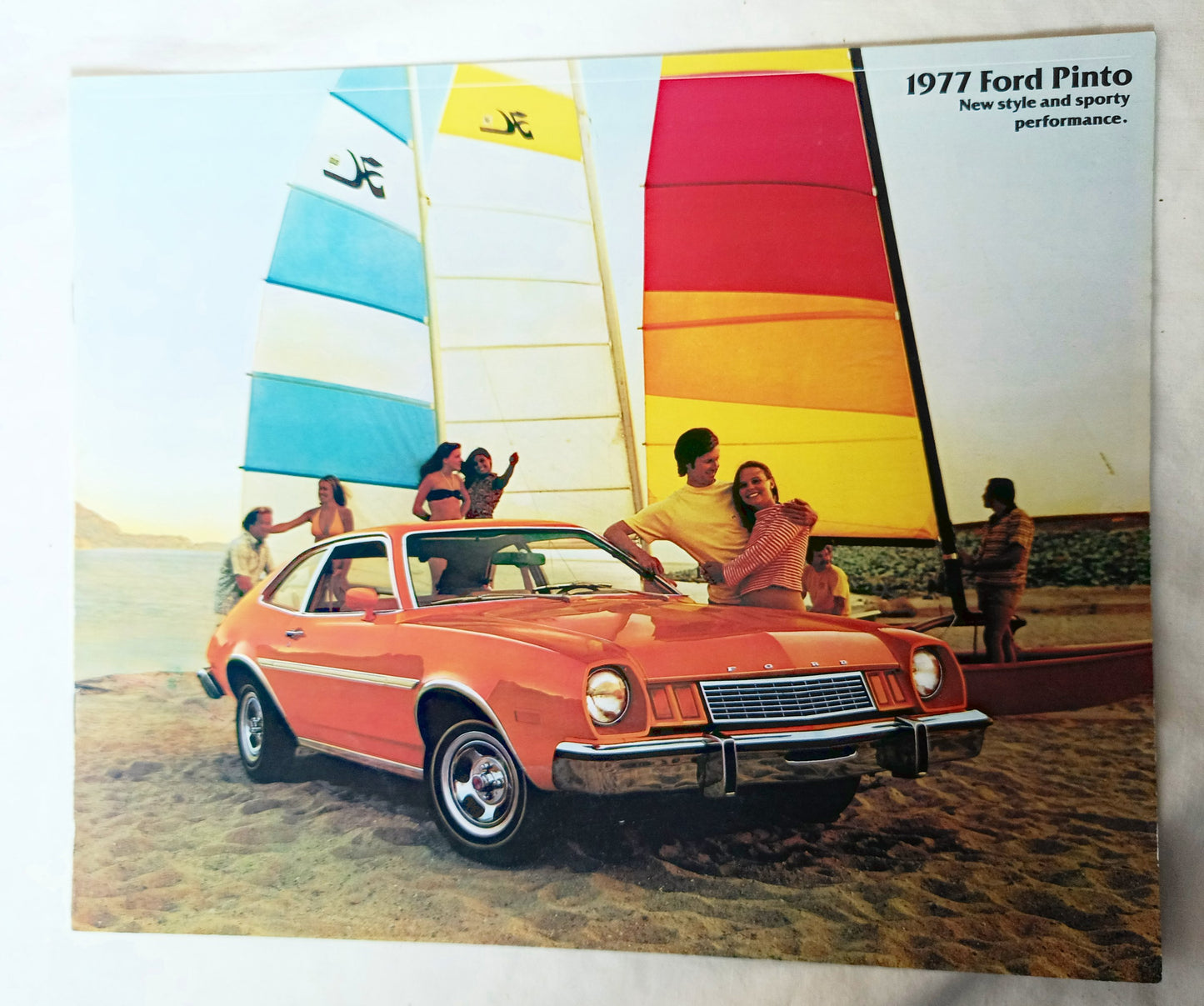 Ford Pinto 1977 Dealer Sales Brochure Pony Runabout Sedan Wagon - TulipStuff