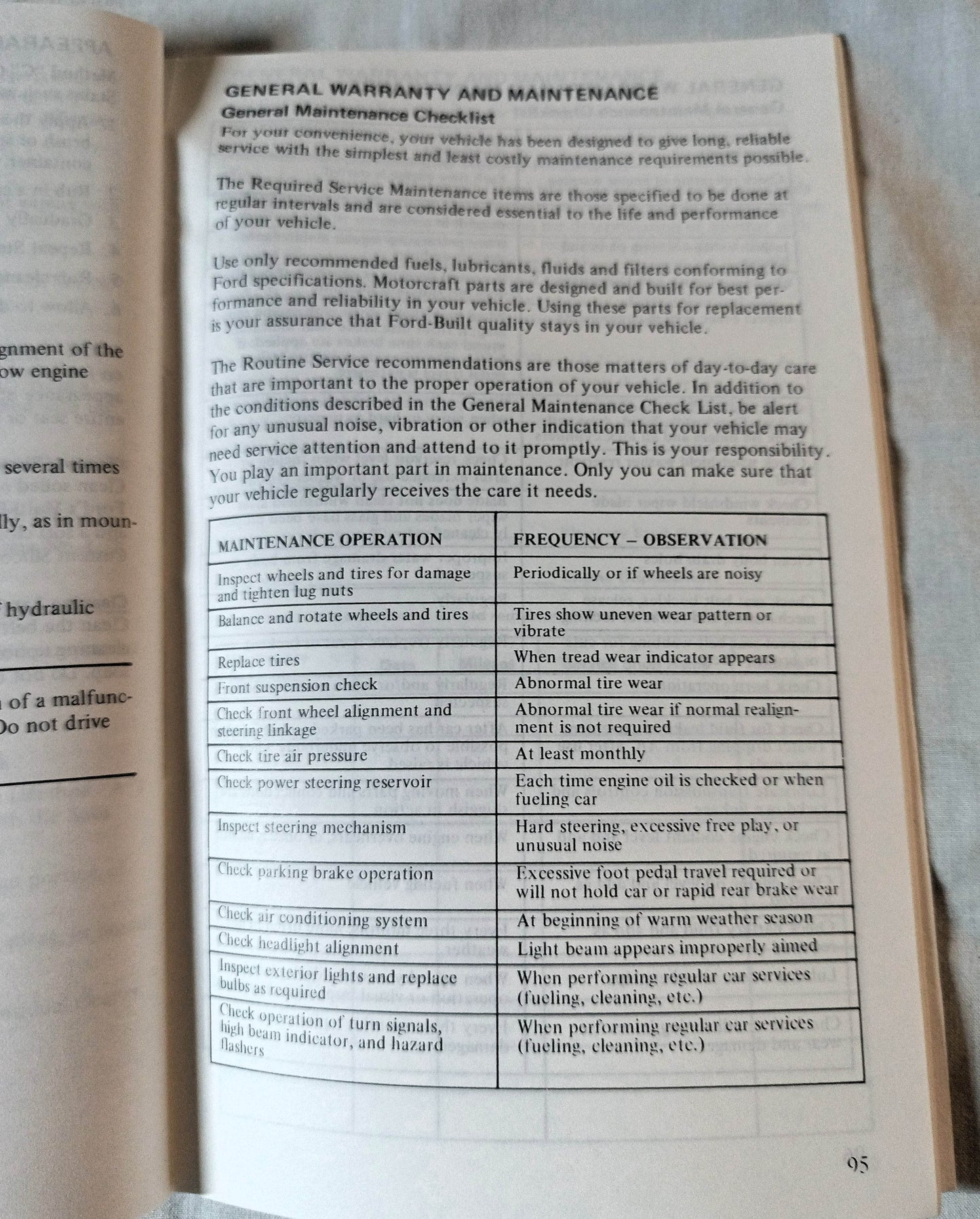 1978 Ford Fairmont Original Owner's Manual User Guide - TulipStuff