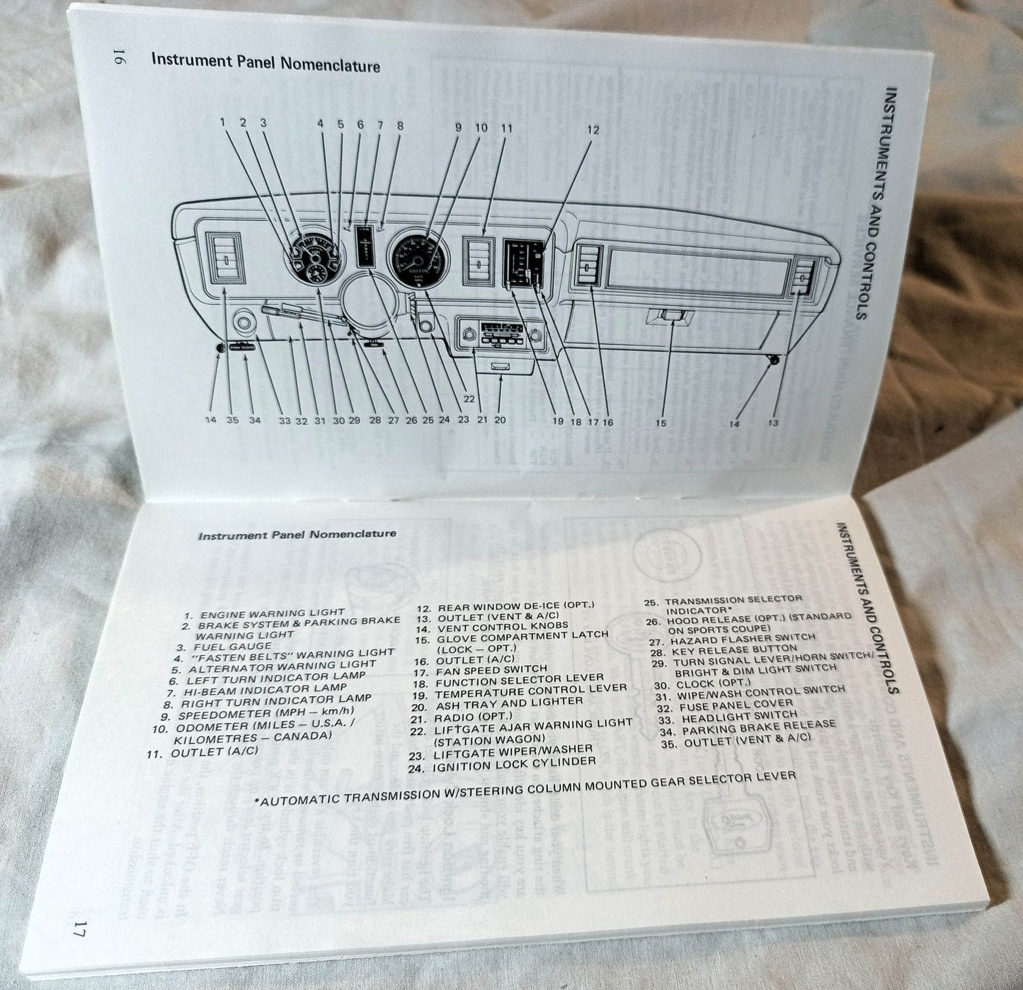 1978 Ford Fairmont Original Owner's Manual User Guide - TulipStuff