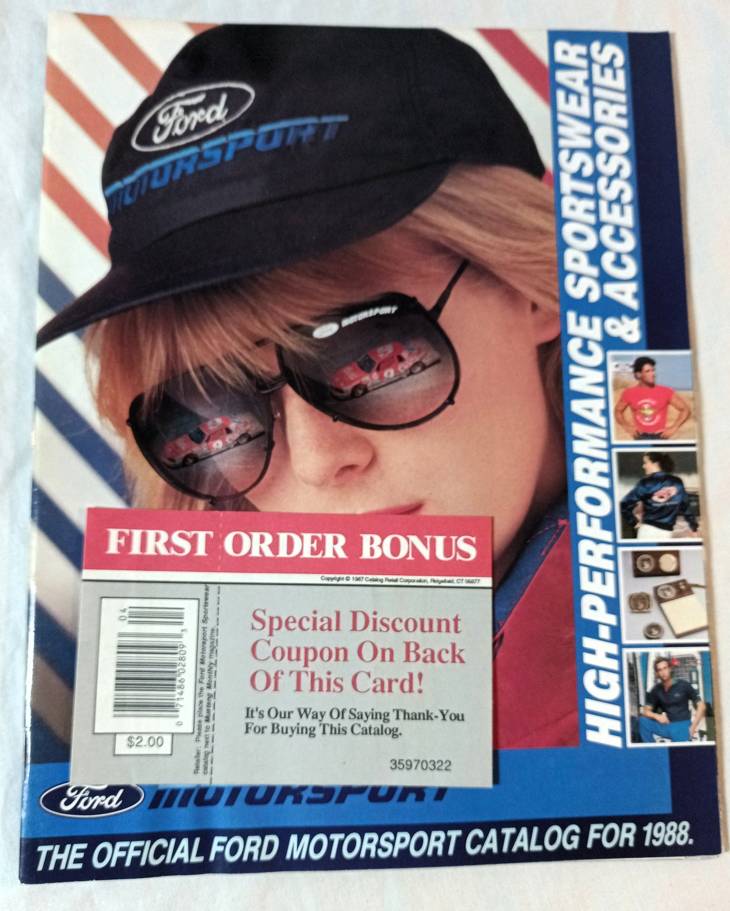 Ford Motorsport Official Catalog Sportswear Accessories 1988 - TulipStuff