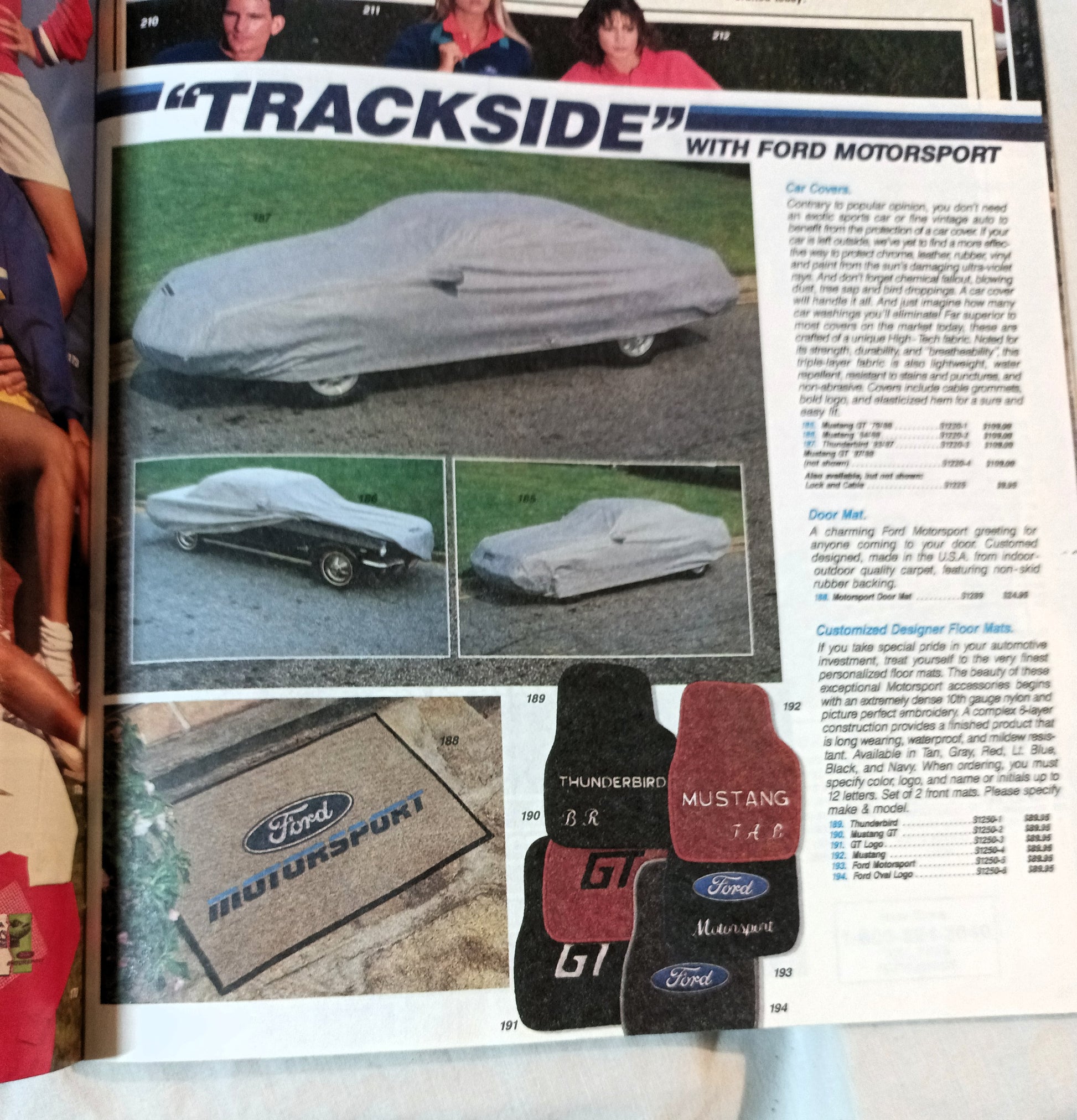 Ford Motorsport Official Catalog Sportswear Accessories 1988 - TulipStuff