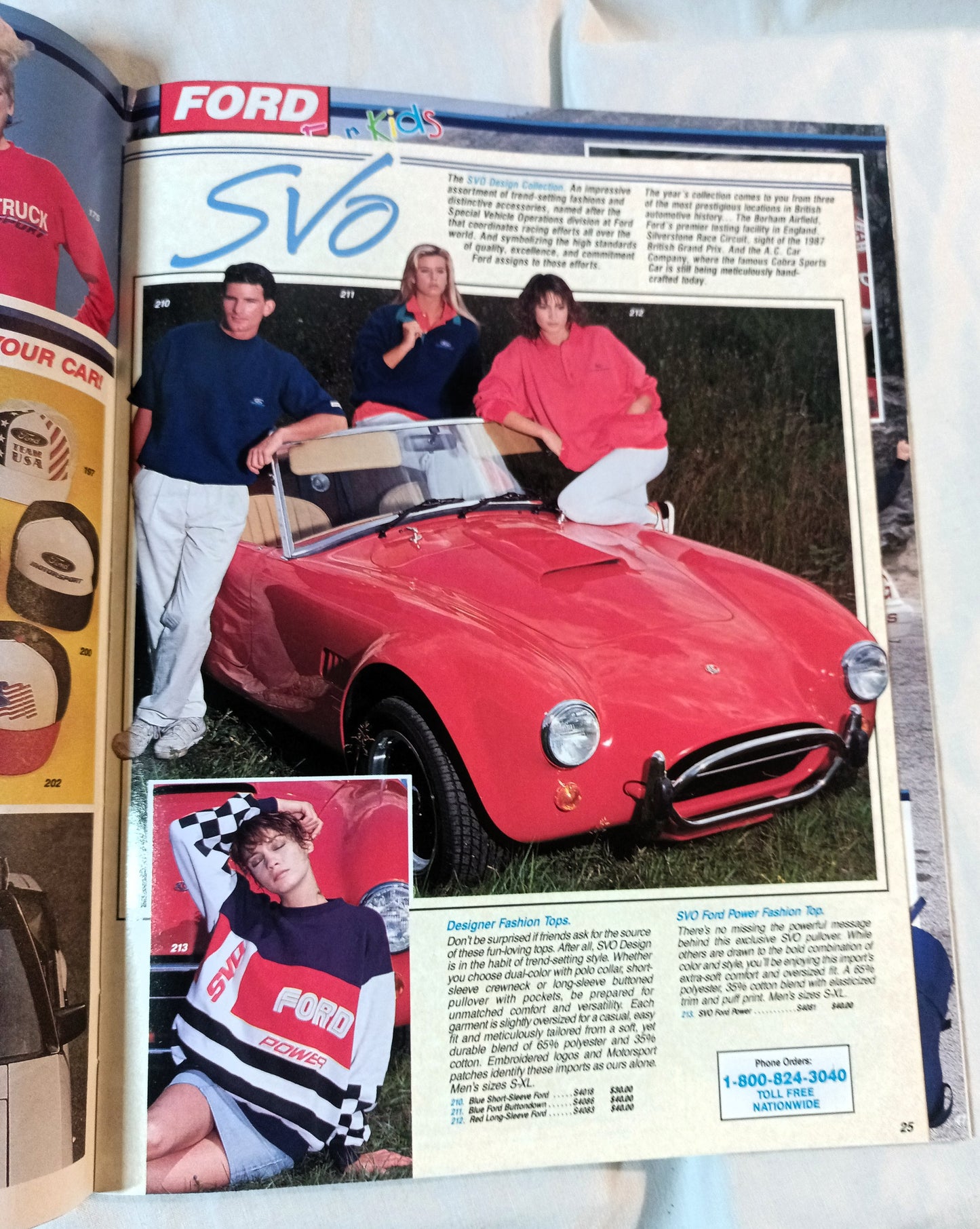 Ford Motorsport Official Catalog Sportswear Accessories 1988 - TulipStuff