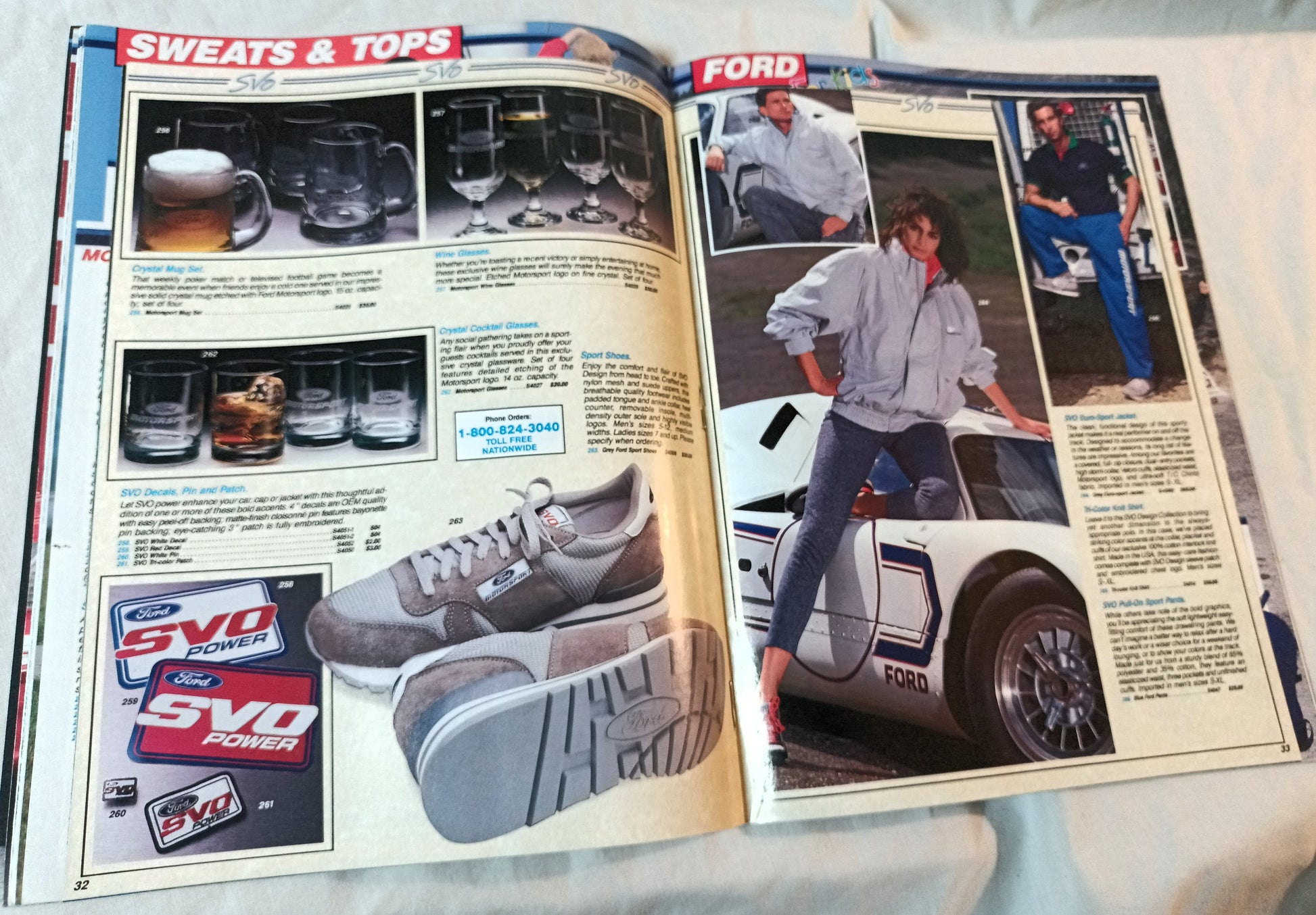 Ford Motorsport Official Catalog Sportswear Accessories 1988 - TulipStuff