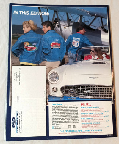 Ford Motorsport Official Catalog Sportswear Accessories 1988 - TulipStuff