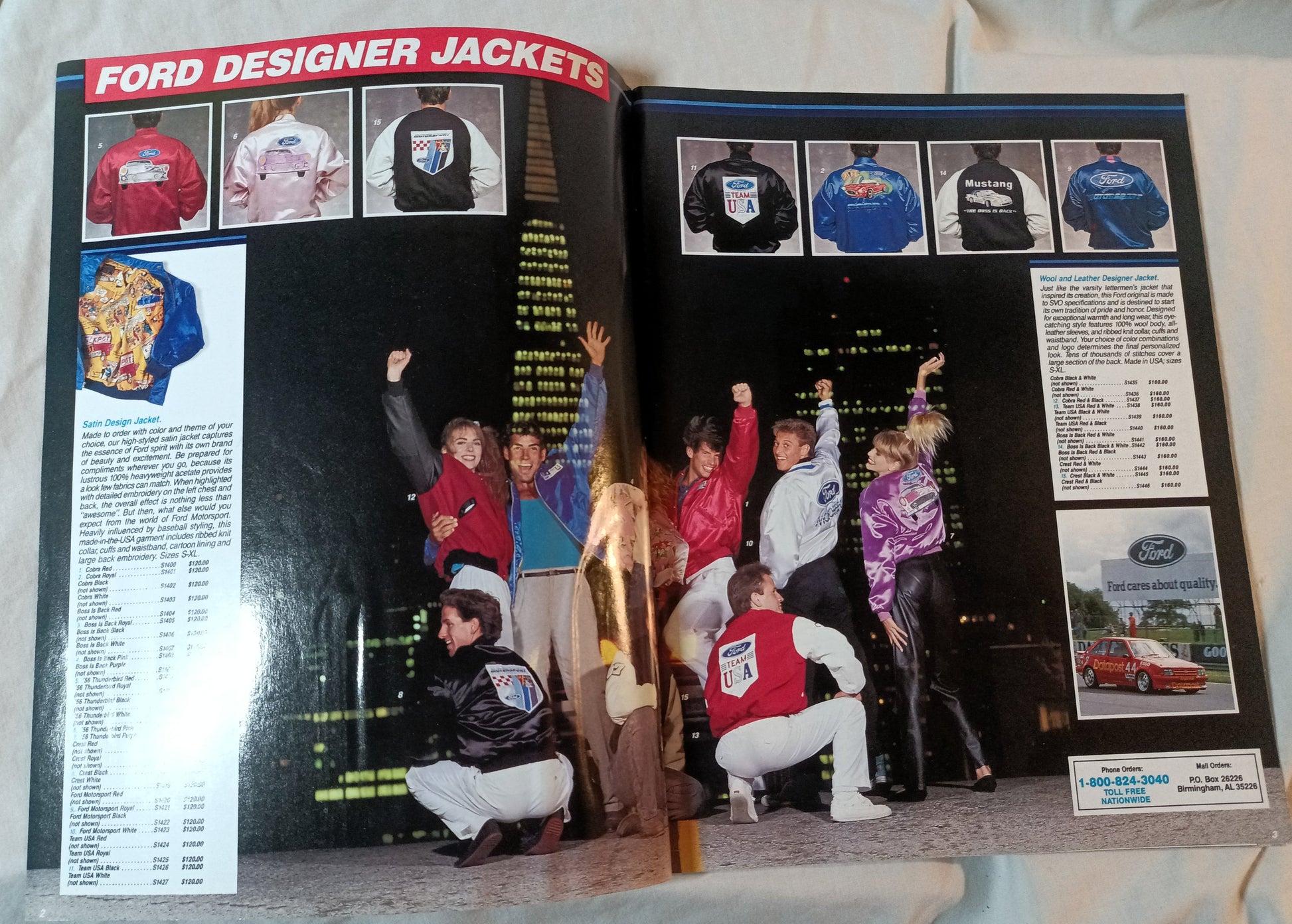 Ford Motorsport Official Catalog Sportswear Accessories 1988 - TulipStuff