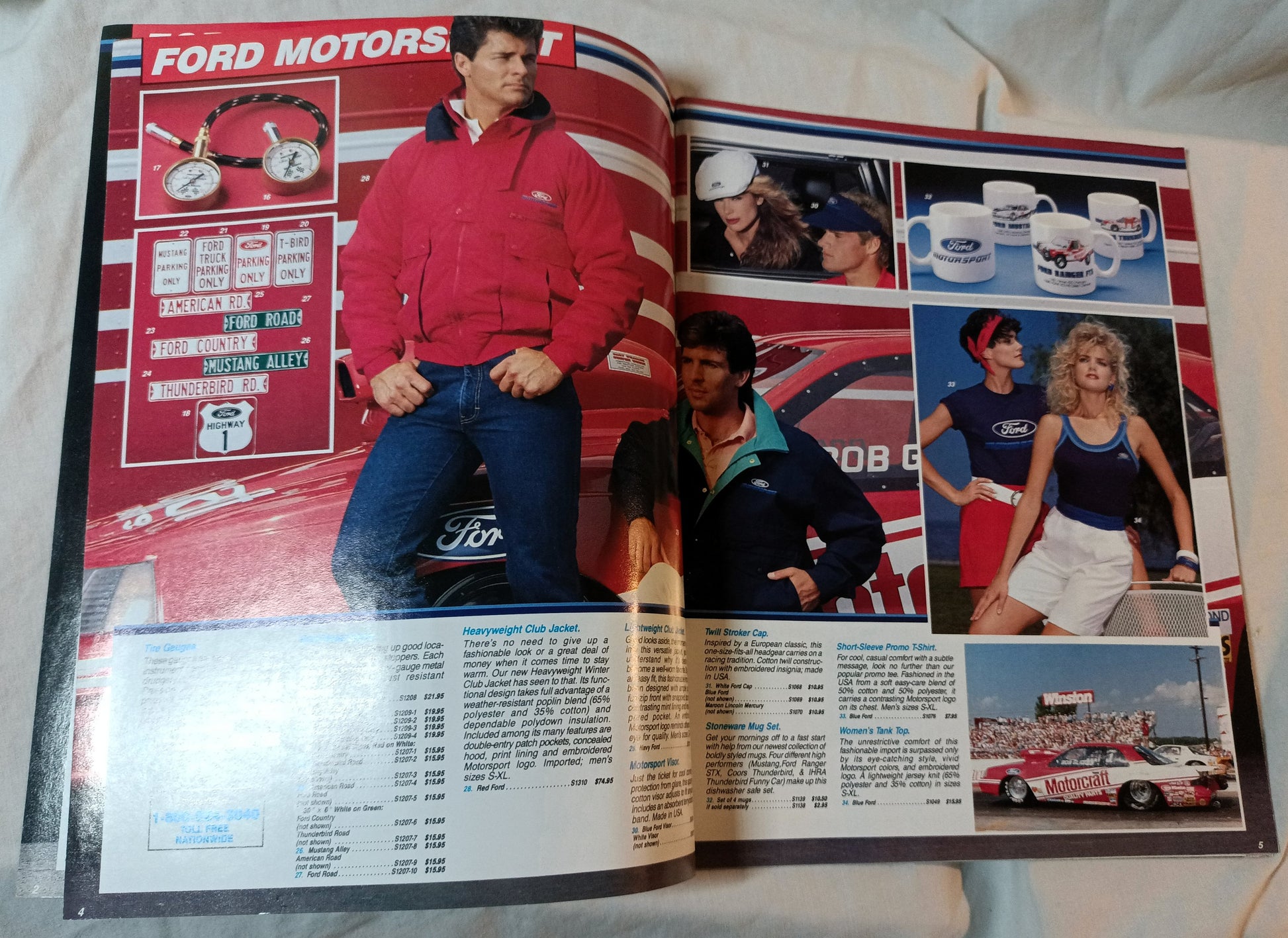 Ford Motorsport Official Catalog Sportswear Accessories 1988 - TulipStuff