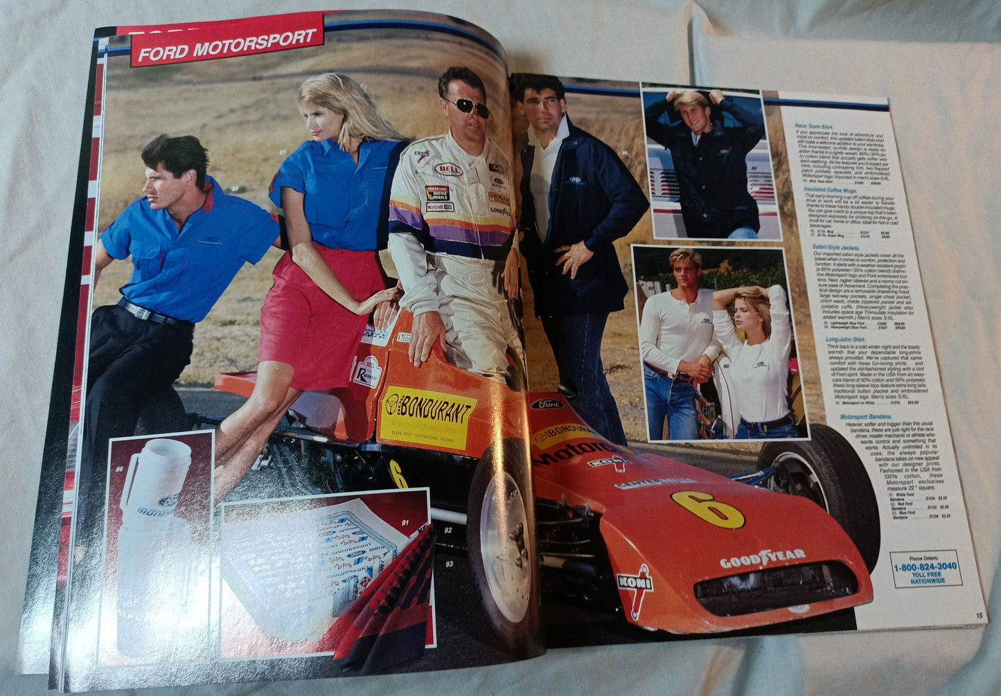 Ford Motorsport Official Catalog Sportswear Accessories 1988 - TulipStuff