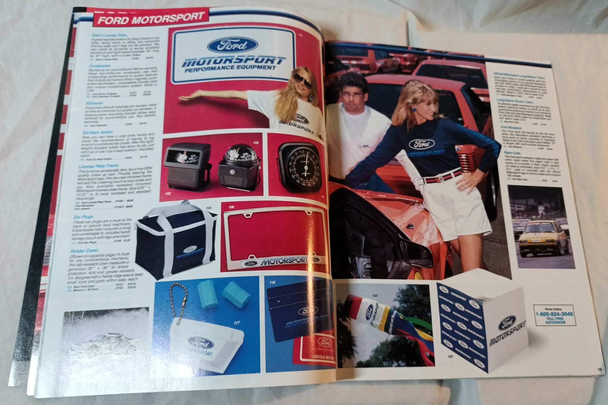 Ford Motorsport Official Catalog Sportswear Accessories 1988 - TulipStuff