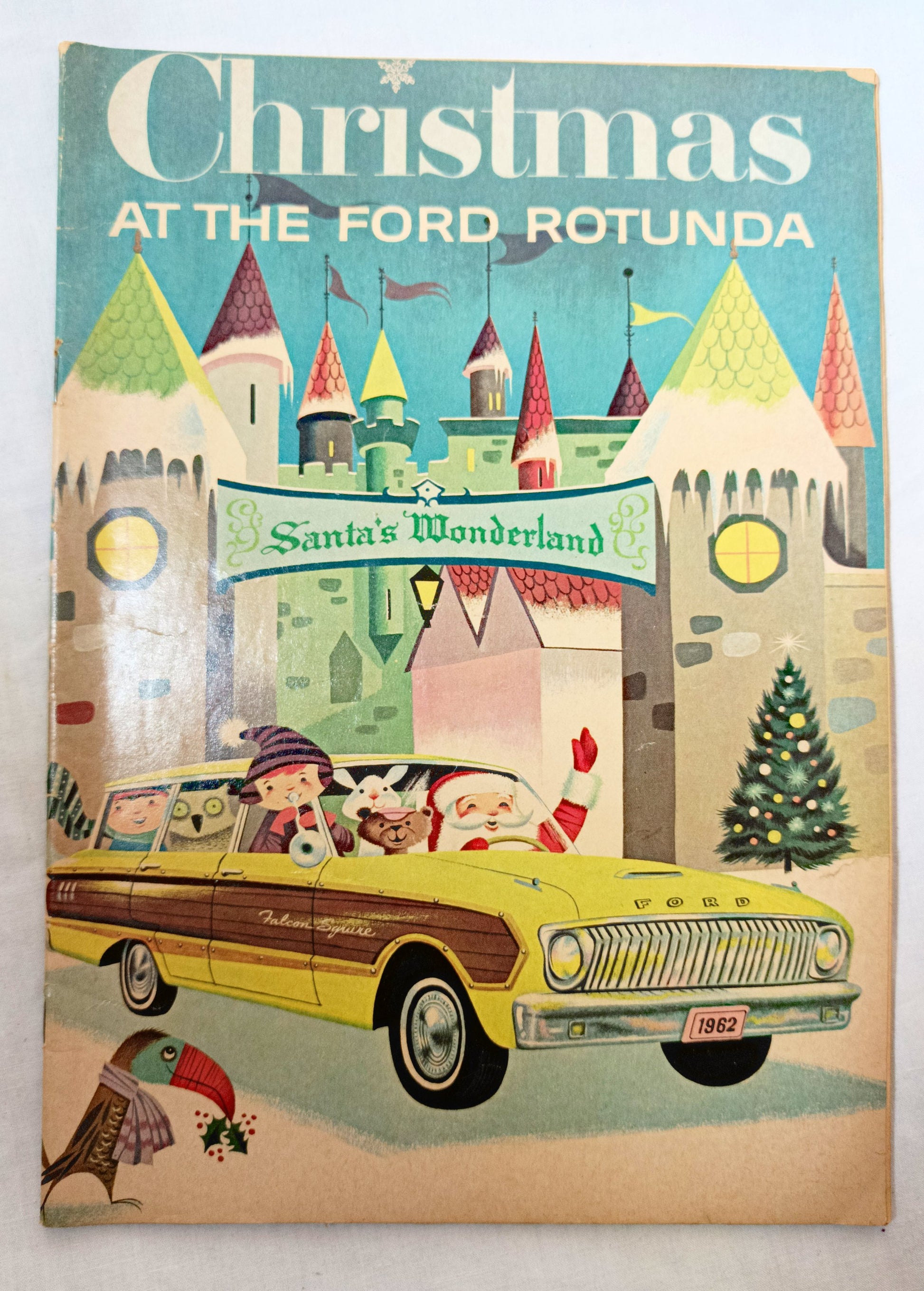 Christmas At The Ford Rotunda 1961 Children's Activity Booklet Dearborn MI  - Tulipstuff
