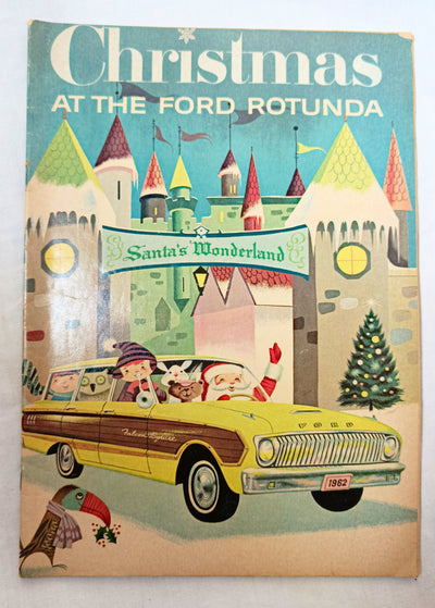 Christmas At The Ford Rotunda 1961 Children's Activity Booklet Dearborn MI  - Tulipstuff