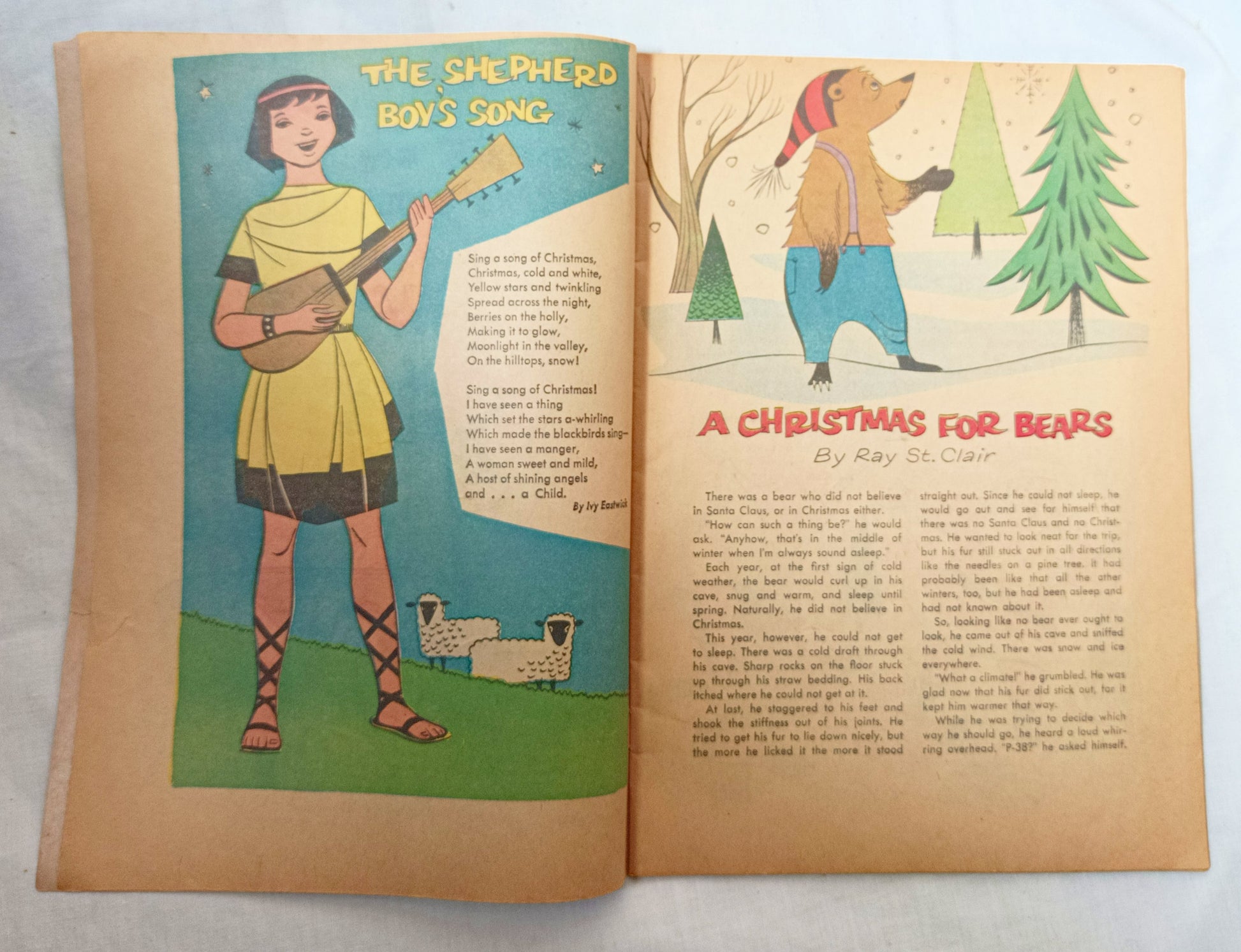 Christmas At The Ford Rotunda 1961 Children's Activity Booklet Dearborn MI  - Tulipstuff