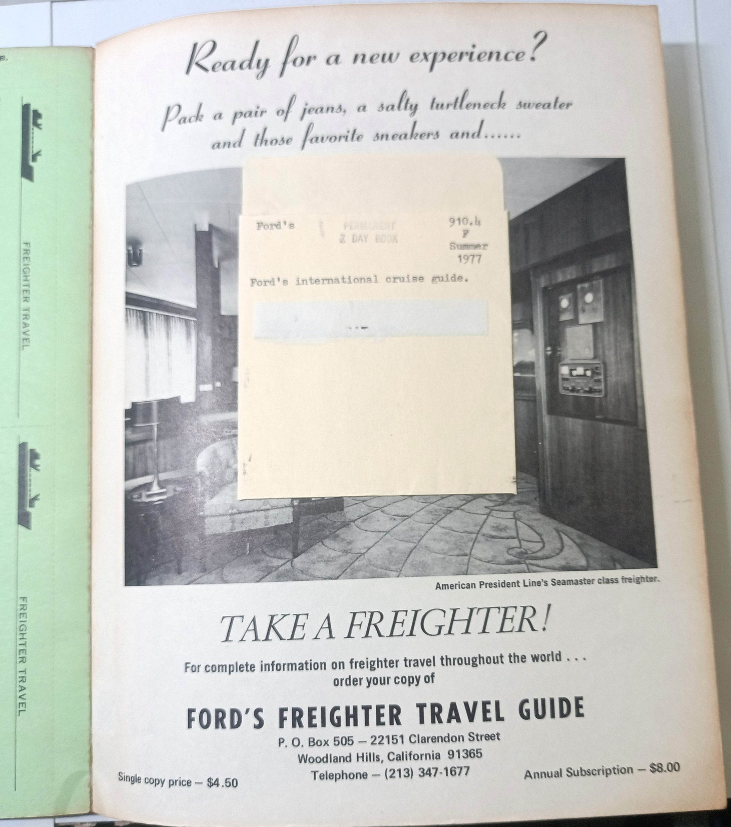 Ford's International Cruise Guide 14th Edition Summer 1977 Paperback - TulipStuff