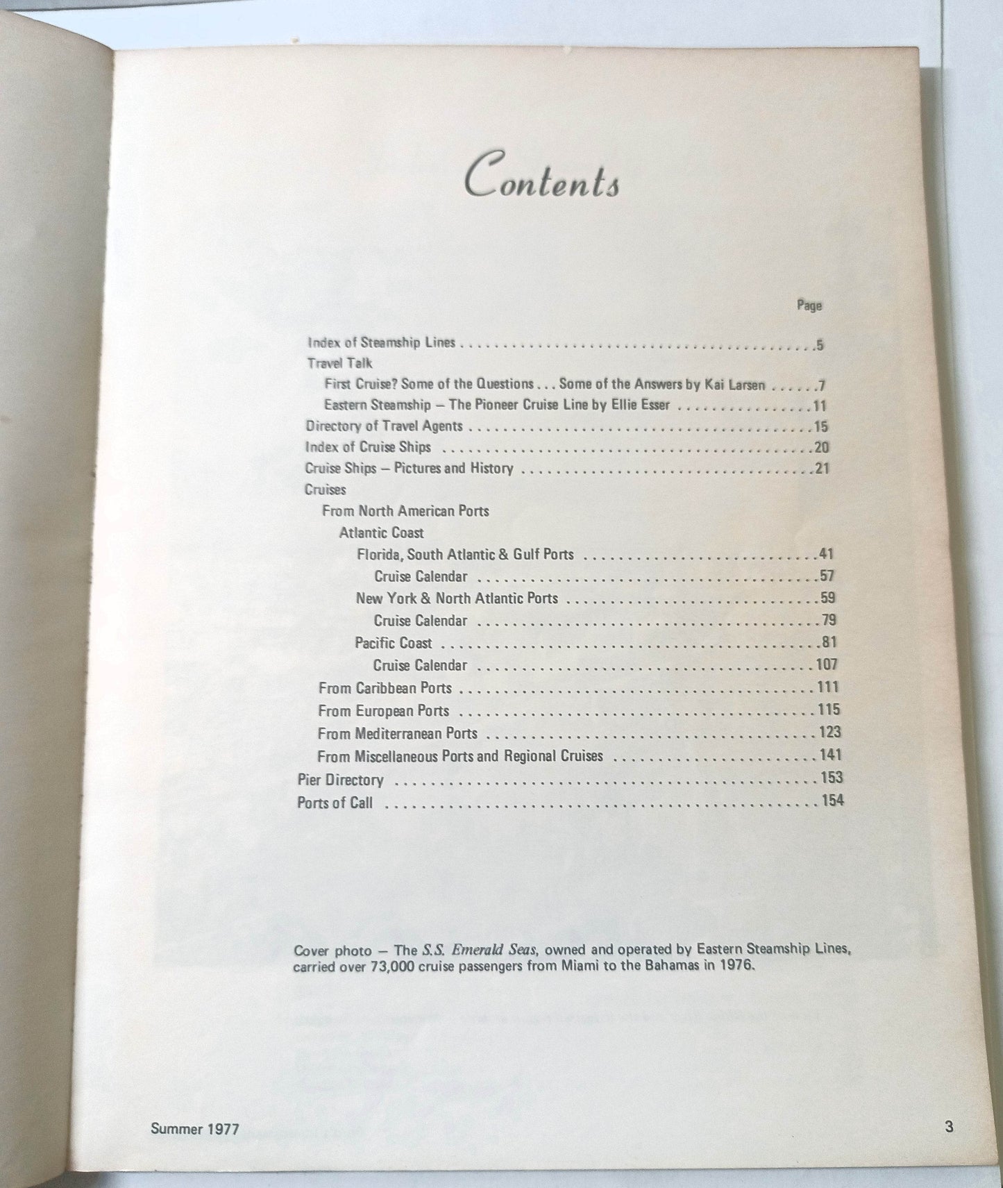 Ford's International Cruise Guide 14th Edition Summer 1977 Paperback - TulipStuff