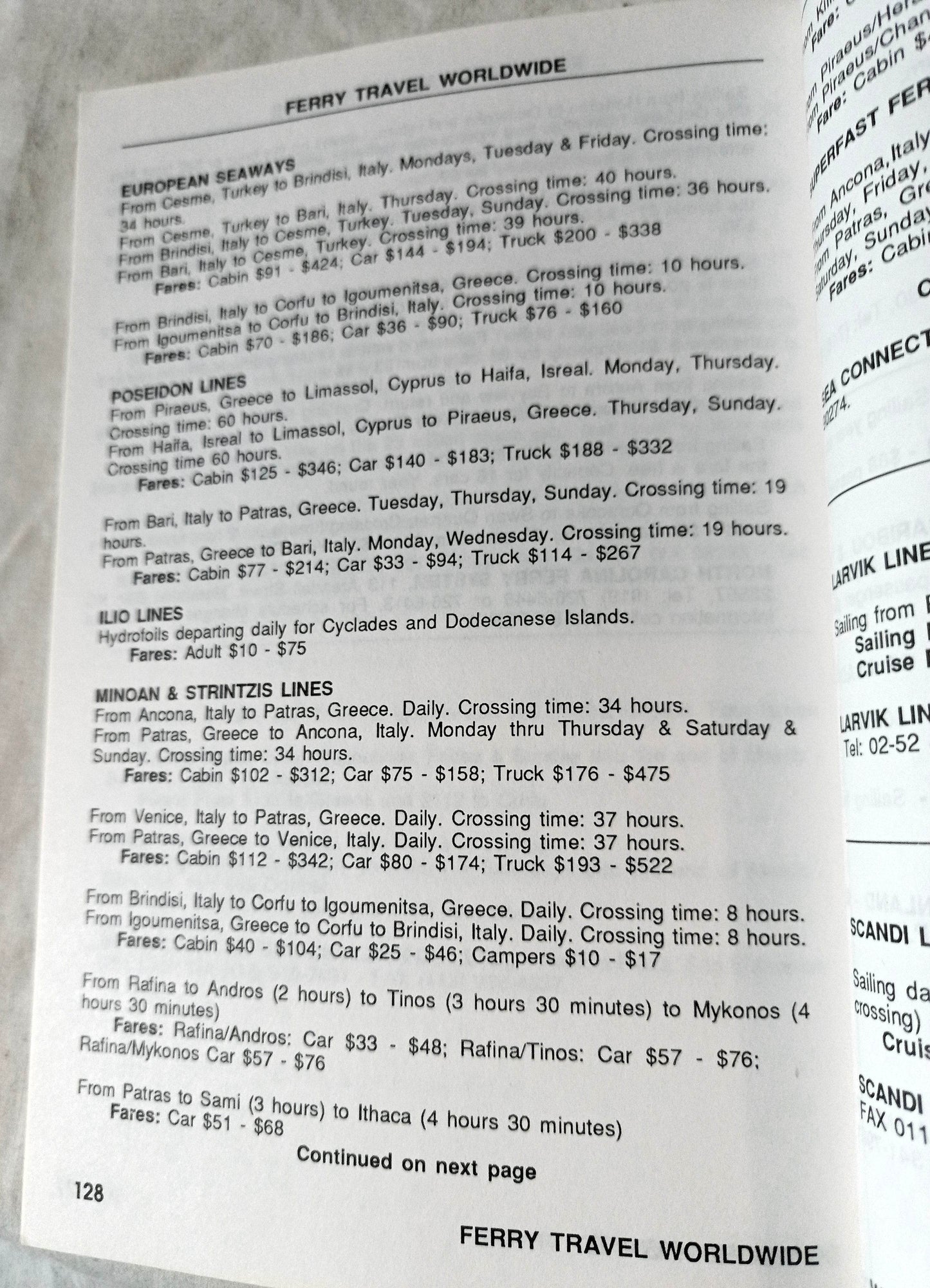 Ford's Freighter Travel Guide And Waterways Of The World Winter 95-96 - TulipStuff