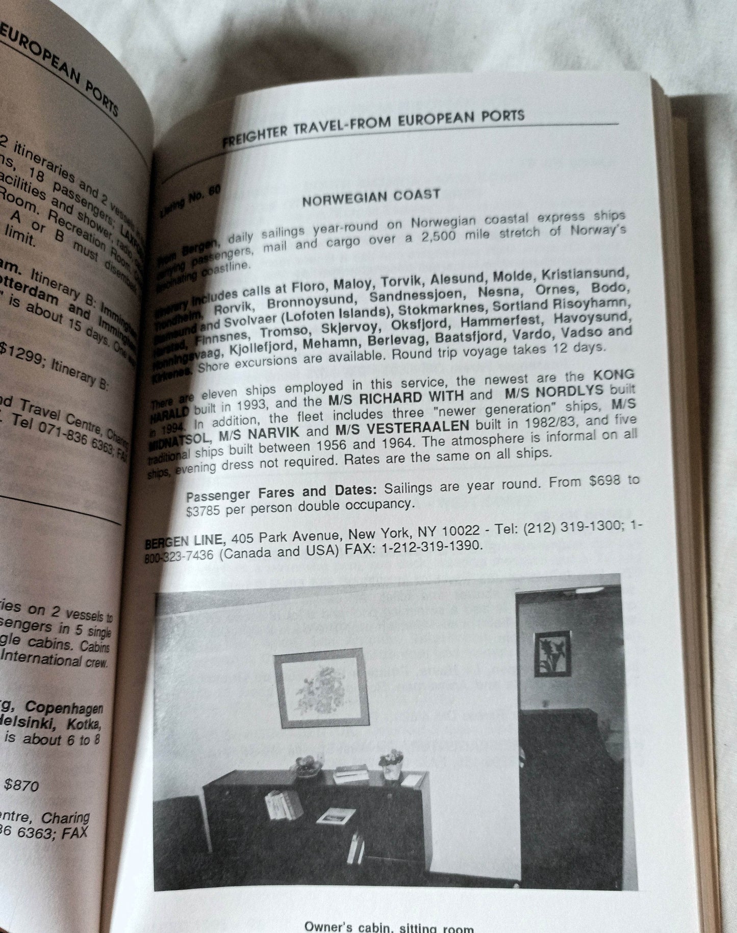 Ford's Freighter Travel Guide And Waterways Of The World Winter 95-96 - TulipStuff