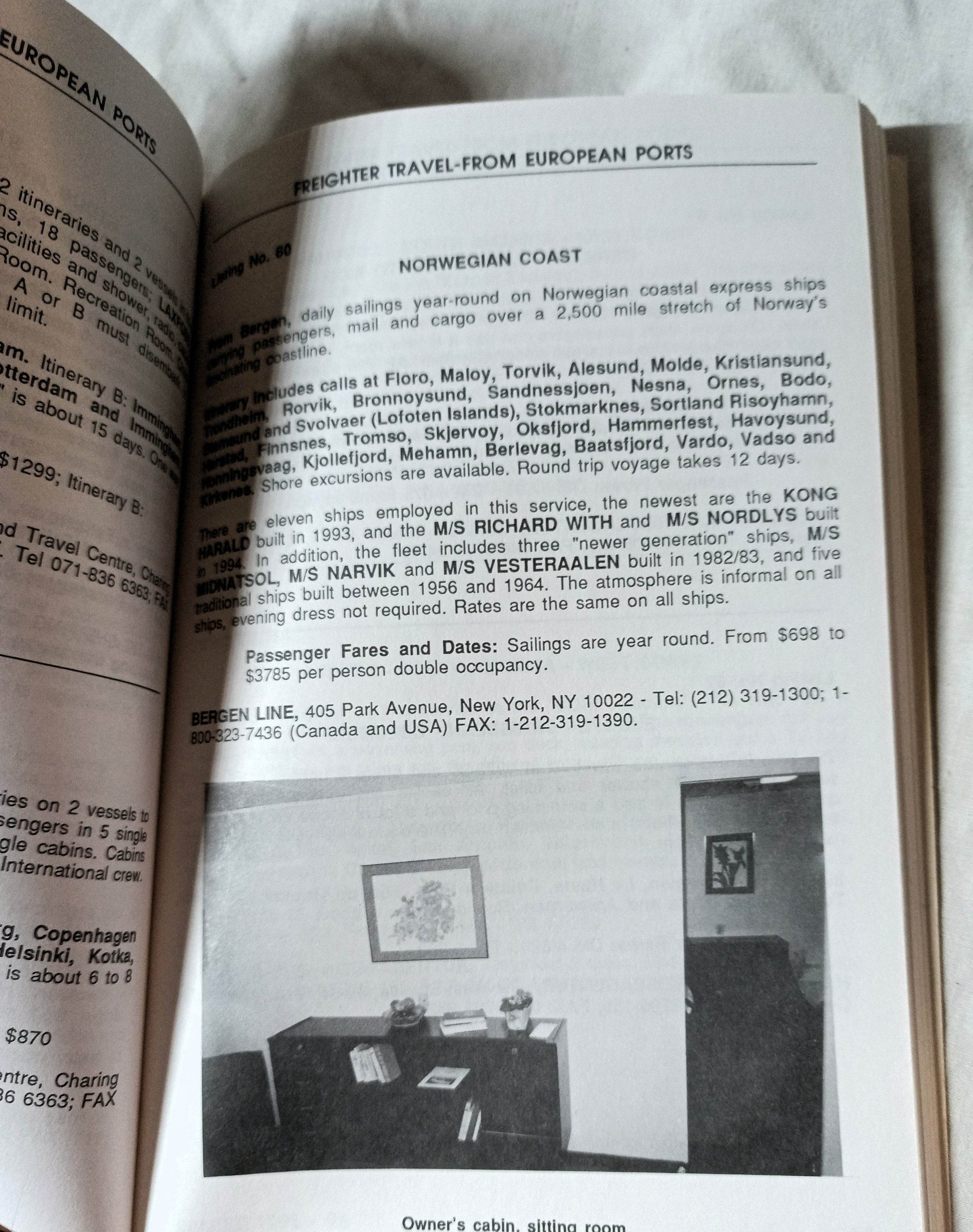 Ford's Freighter Travel Guide And Waterways Of The World Winter 95-96 - TulipStuff