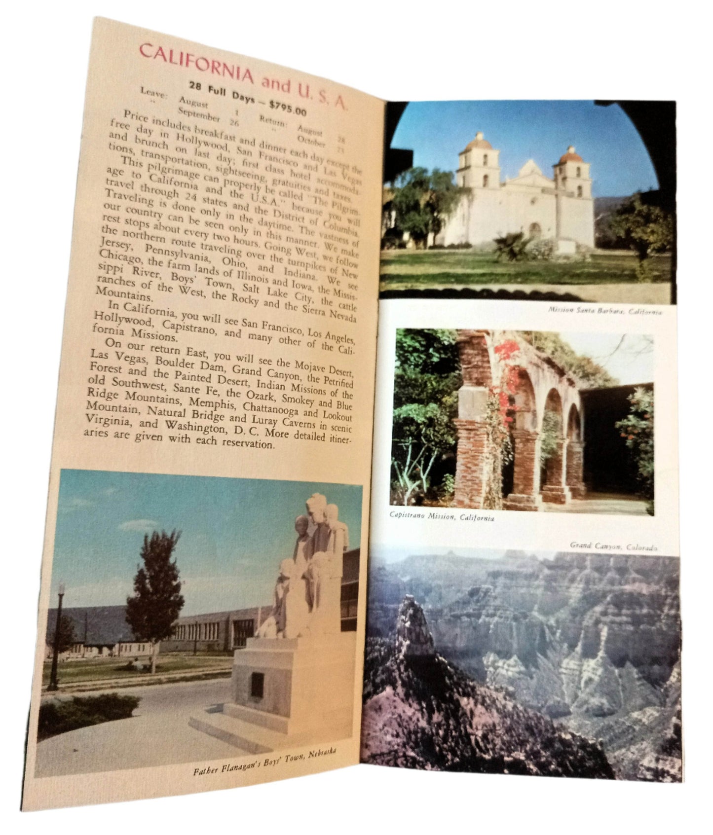 Franciscan Pilgrimages To Shrines Historic Sites US Canada Mexico 1964 - TulipStuff