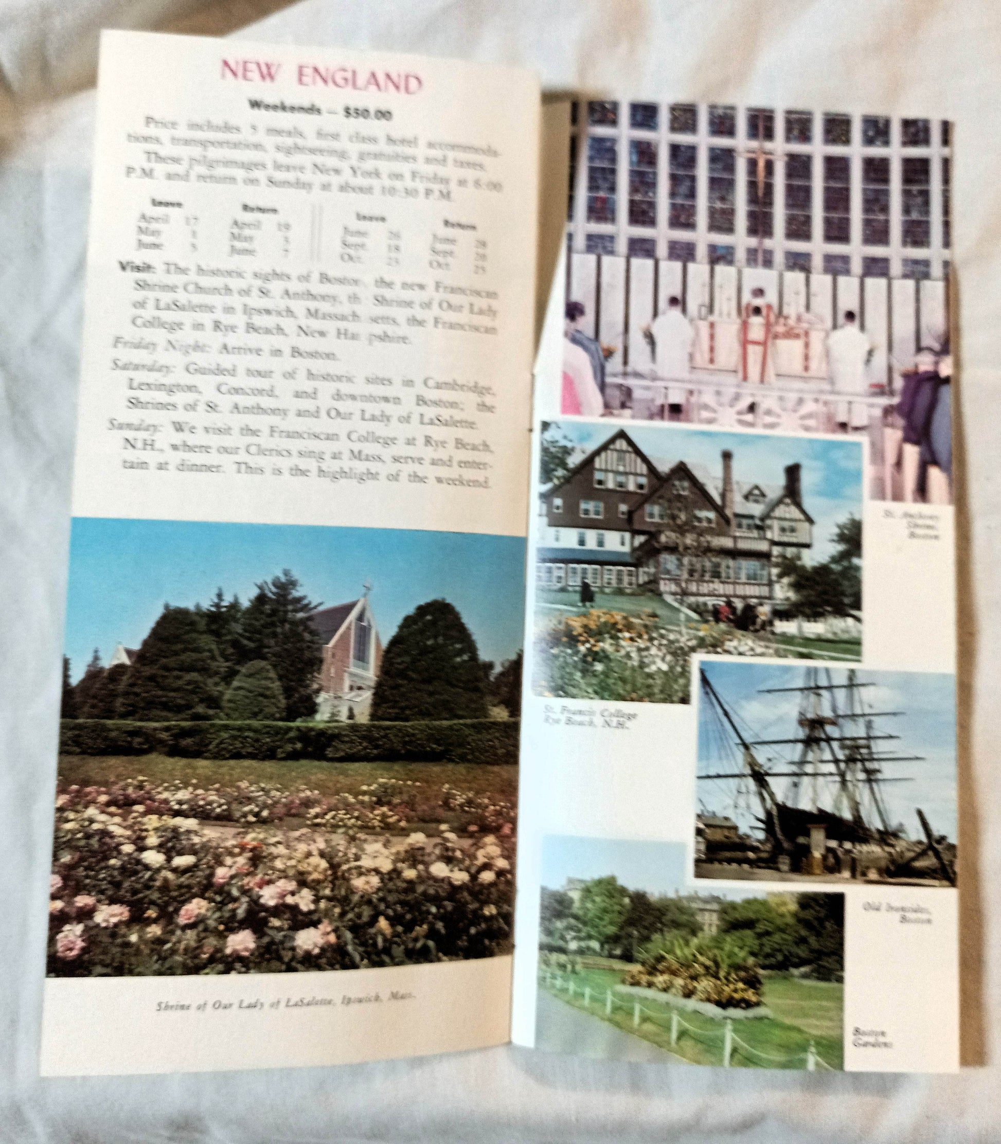 Franciscan Pilgrimages To Shrines Historic Sites US Canada Mexico 1964 - TulipStuff
