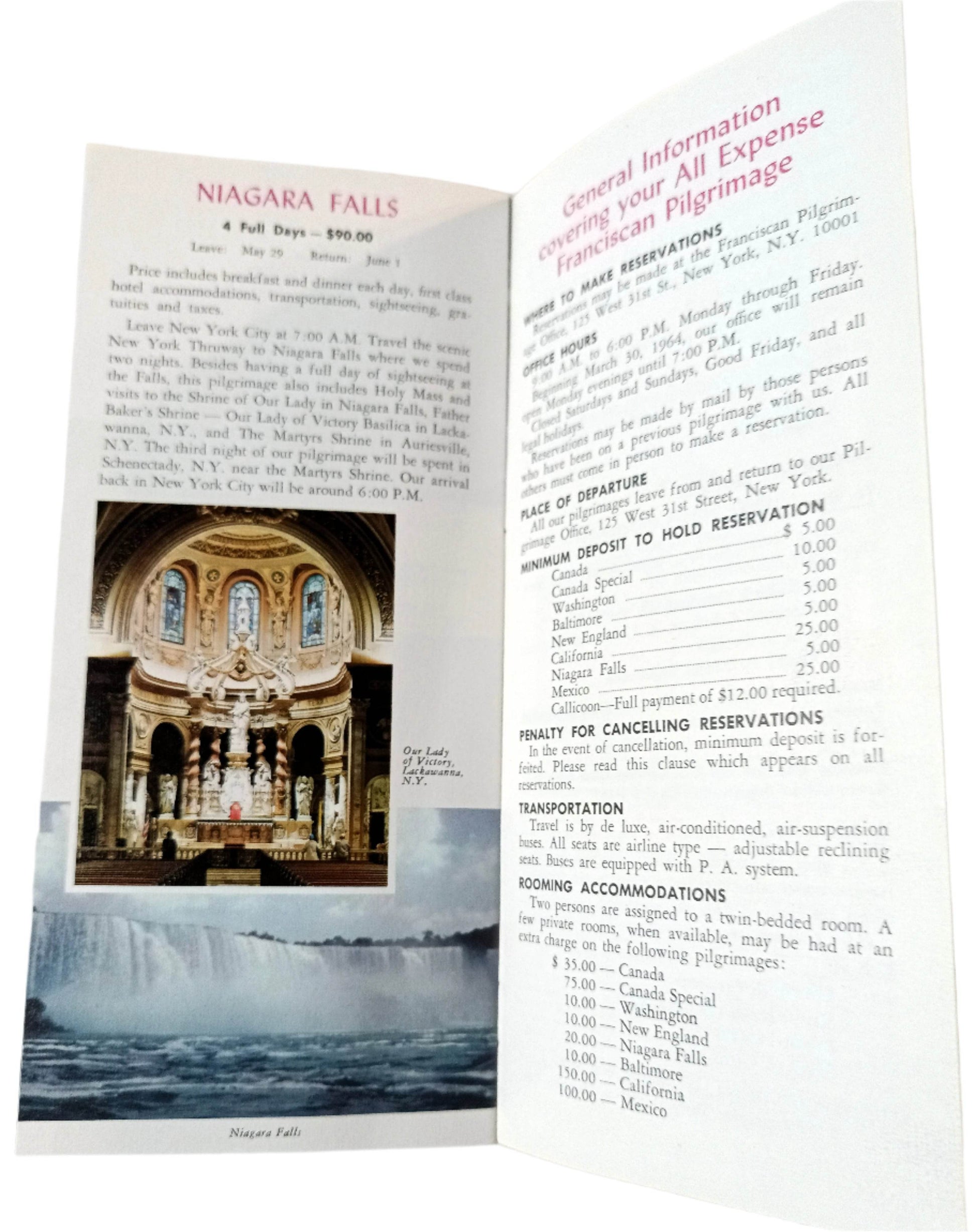 Franciscan Pilgrimages To Shrines Historic Sites US Canada Mexico 1964 - TulipStuff