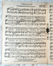 Load image into Gallery viewer, Freckles Nora Bayes Sheet Music 1919 Cliff Hess Milton Ager Howard Johnson - TulipStuff
