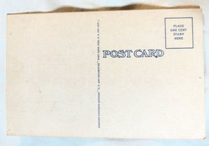 Hotel Frederick Huntington West Virginia Linen Postcard Early 1940's
