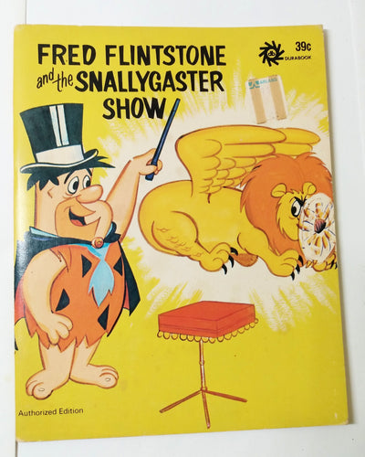 Fred Flintstone And The Snallygaster Show Hanna-Barbera Durabook 1972 - TulipStuff